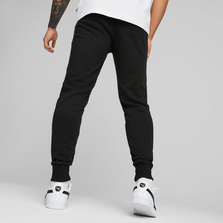 PUMA Herren Pants ESS Logo Pants Tr Cl Puma Black M Jogginghose, Puma Black M Jogginghose
