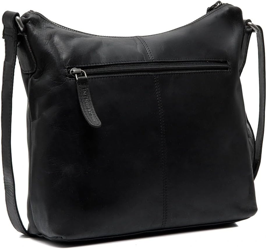 The Chesterfield Brand Hailey - Schultertasche Leder 24 cm Schwarz, Schwarz