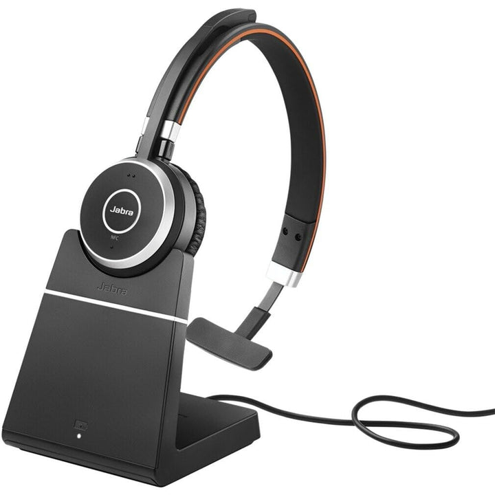 Jabra Evolve 65 SE Schnurloses Mono-Headset - Bluetooth-Headset mit Mikrofon mit Geräuschunterdrücku