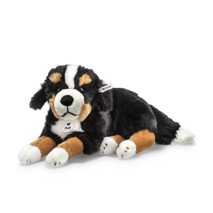 Steiff Kuscheltier Senni Berner Sennenhund, Süsses Stofftier mit Kunststoffaugen, Kinder, Jungen & M