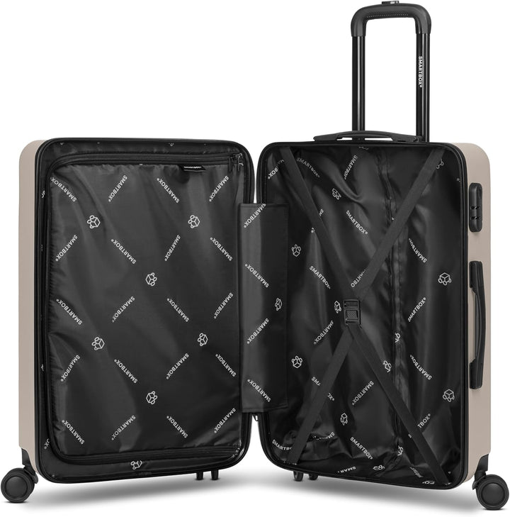 SMARTBOX Hartschalen Koffer-Set 3-teilig für Damen & Herren | leichte & stabile Reise-Trolleys aus h