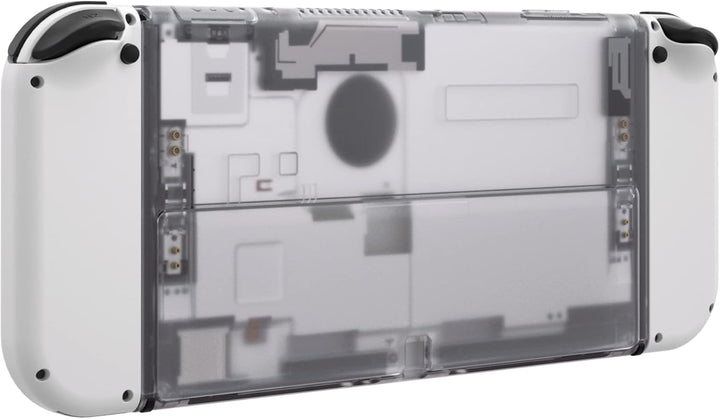 eXtremeRate Backplate Case für Nintendo Switch OLED Console, DIY-Ersatz Rücken Hülle Gehäuse&Lautstä