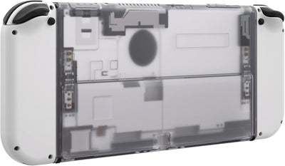 eXtremeRate Backplate Case für Nintendo Switch OLED Console, DIY-Ersatz Rücken Hülle Gehäuse&Lautstä