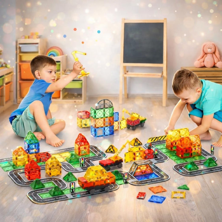 Wonder Toys Blocs magnétiques Classiques Les Jouets de Construction magnétiques Originaux Pour garço