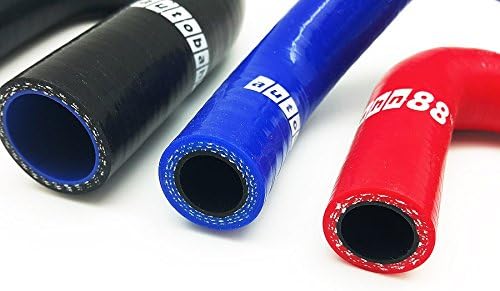 Autobahn88 Ladeluftkühler Silikonschlauch Kit, kompatibel mit 2000-2007 Subaru Impreza WRX (non-Sti)