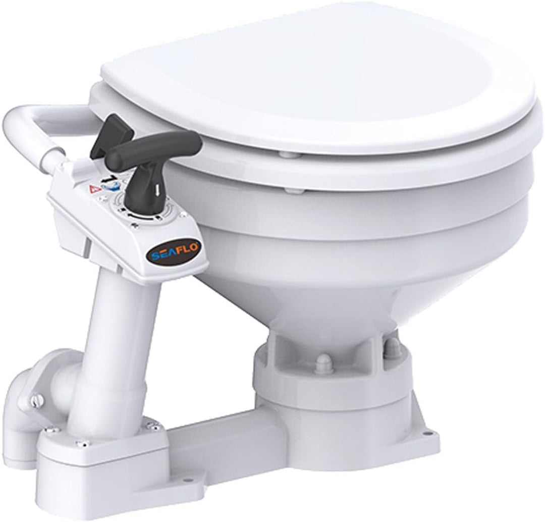 LIGHTEU®, SEAFLO Elektrisch-zu-Manuell Umrüstkit für Marine-Toilette – Handpumpen-Kit mit Twist-Lock