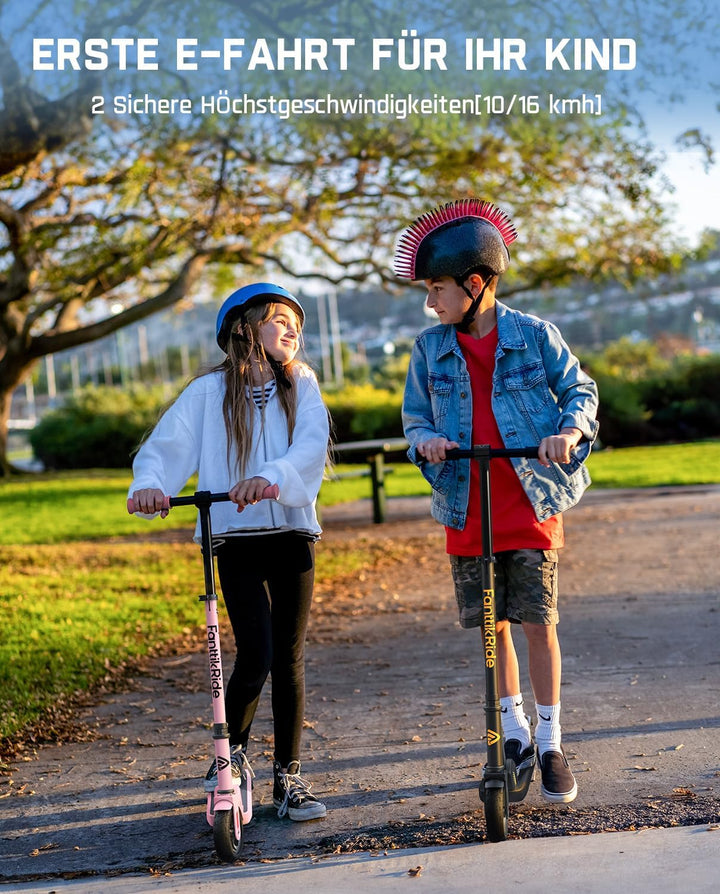 FanttikRide C9 E Scooter Kinder ab 120-160CM, Faltbar E Roller für Kinder bis 60Kg,10/16 kmph, 8 km
