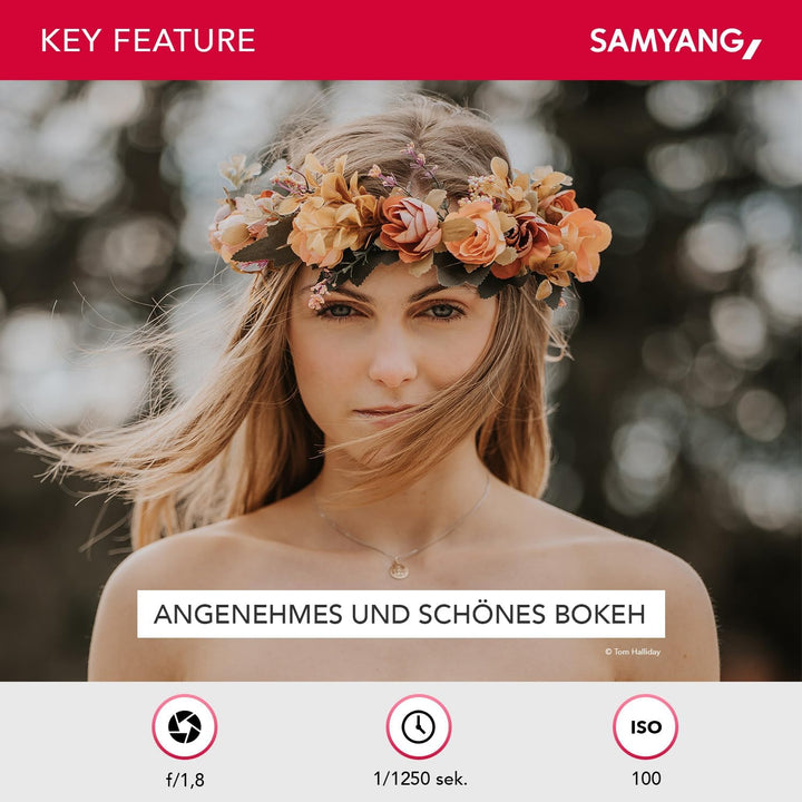 Samyang AF 75mm F1.8 FE (Tiny but Absolute) – Porträt Objektiv Autofokus Vollformat und APS-C Festbr