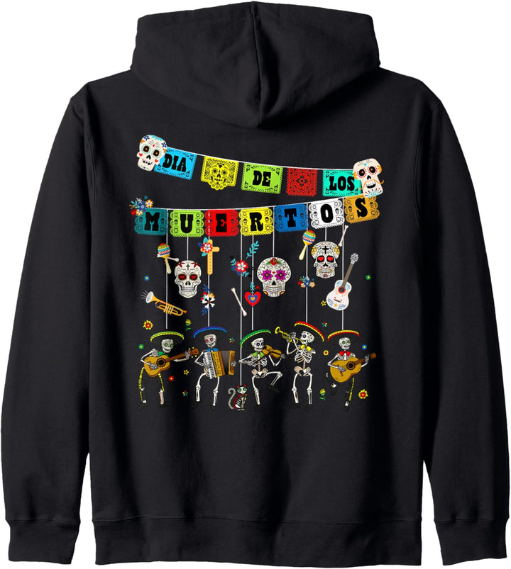 Dia De los Muertos Day of the Dead Funny Skull Dancing Kapuzenjacke