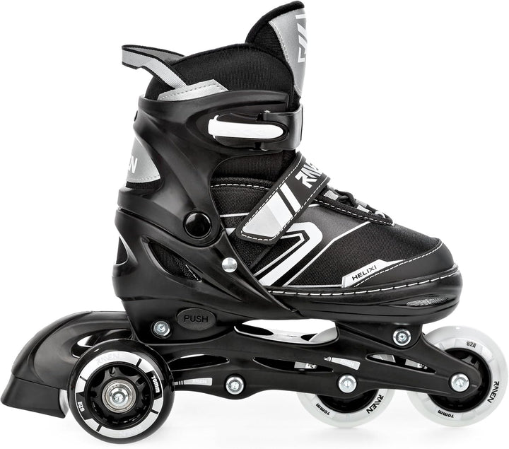 RAVEN Verstellbare 4in1 Inlineskates-Schlittschuhe-Rollschuhe-Triskates Helixi 34-37 (21cm-23,5cm) H