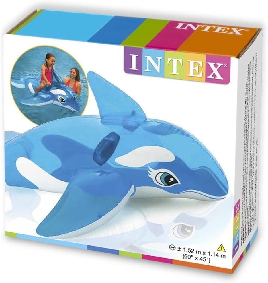 Intex 58523NP Aufblasbares Spielzeug – Aufblasbares Spielzeug (Schwimmbad, Blau, Weiss, 3 Jahre, 203