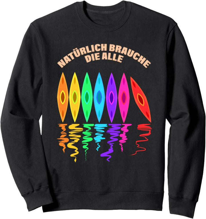 Kajakfahrer Lustiges Kajak Geschenk für Paddel Verein Kayak Sweatshirt
