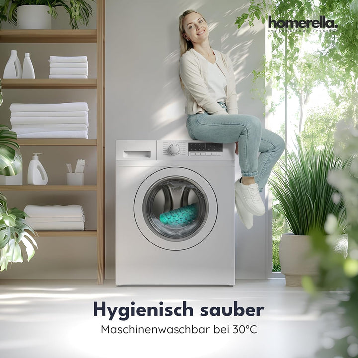 Homerella Badewannenmatte rutschfest Hautsensitiv 88x39cm, INKL. AUFHÄNGUNG | Antirutschmatte Badewa