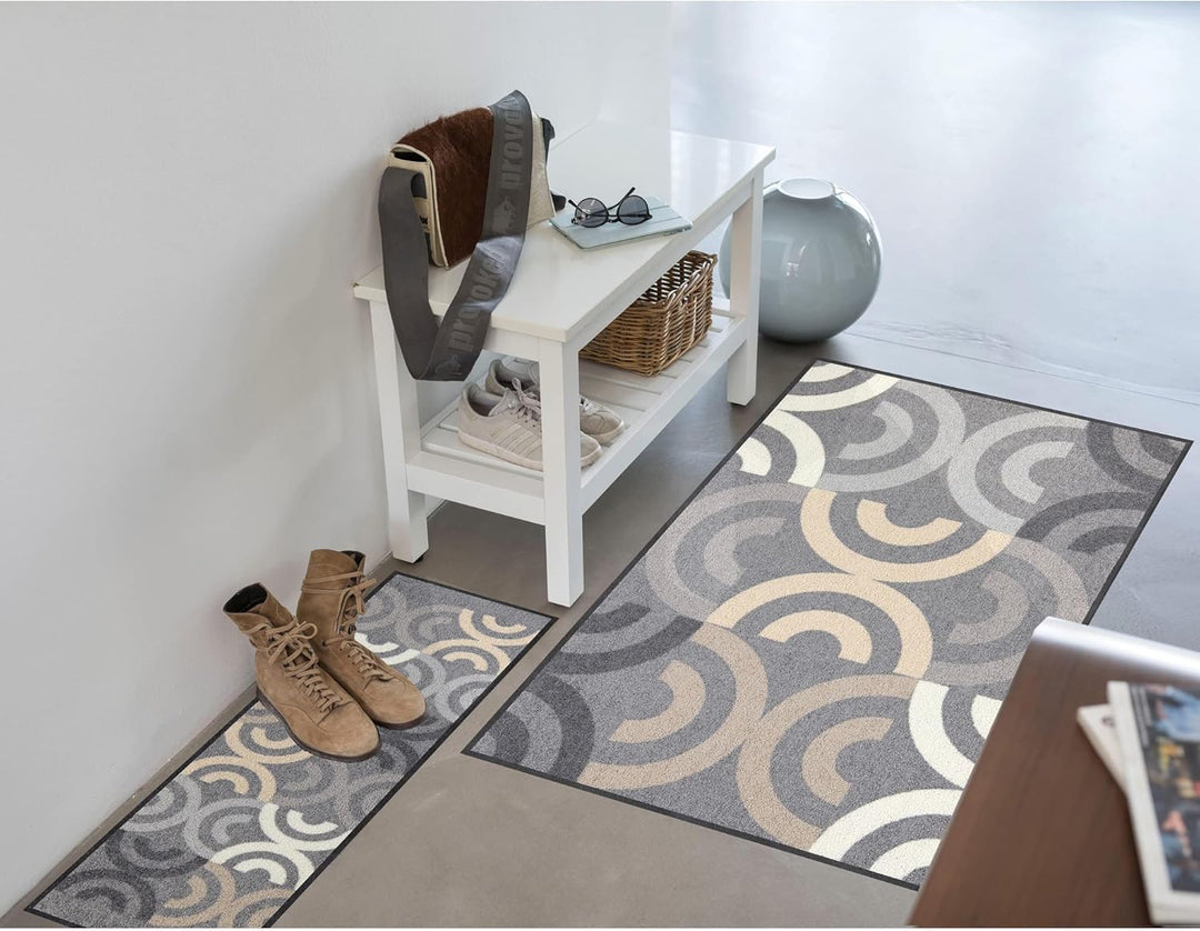 Salonloewe Fussmatte & Eingangsmatte Borrby City-chic in 30x100 cm - Schmutzfangmatte & Fussabtreter
