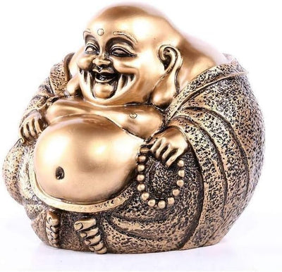 Grosse lachende BouddDHA – asiatische Dekoration – 15 x 15 cm Buddha für, Buddha für Wohlbefinden.