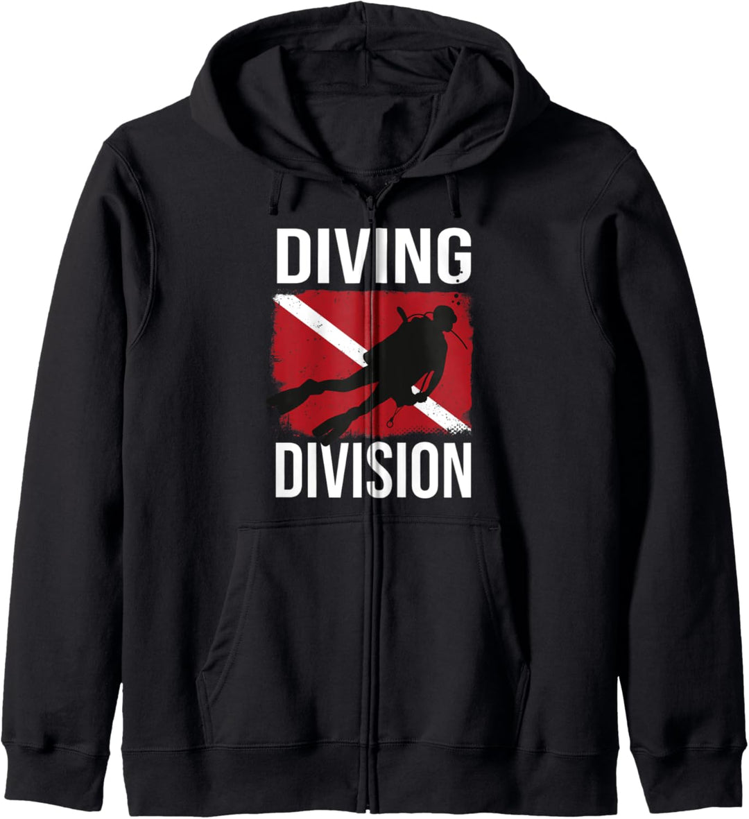 Scuba Diver - Diving Division Taucherflagge Kapuzenjacke