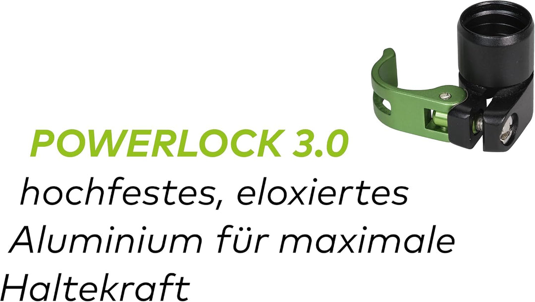 Komperdell Teleskopstöcke Explorer Contour Power Lock 105-140cm Teleskopstöcke Silber/Blau/Schwarz,