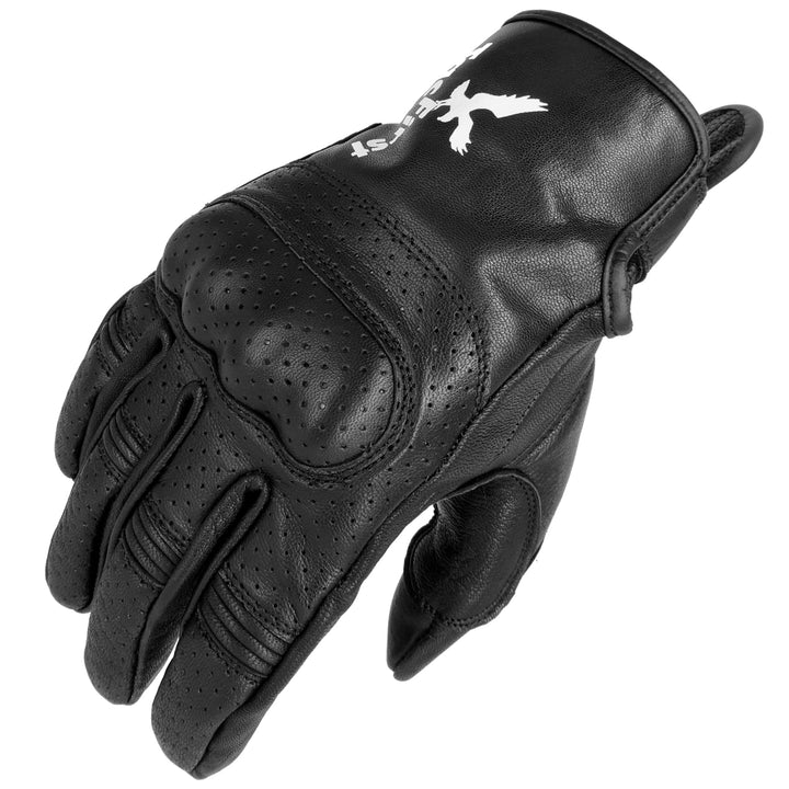 TacFirst AMALFITANA Motorrad Handschuhe Sommer aus Leder, Retro, Vintage Lederhandschuhe Damen, Herr