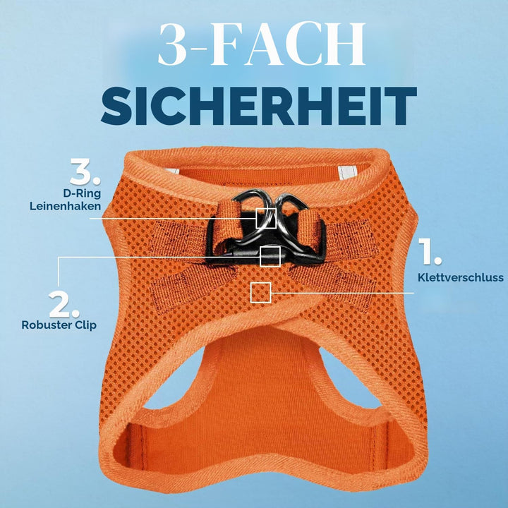 Voyager Step-In Air Hundegeschirr by Best Pet Supplies - All Weather Mesh Step in Vest Harness für k