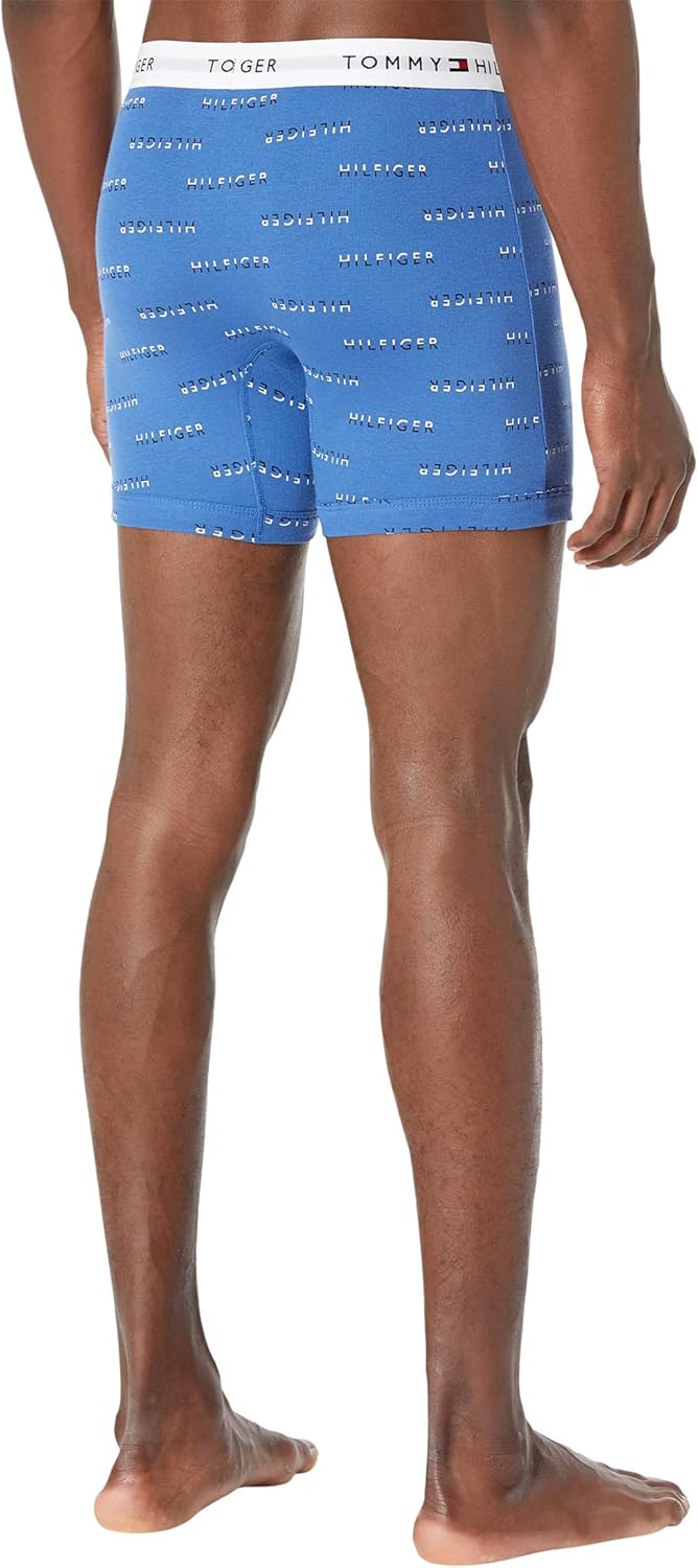 Tommy Hilfiger Herren 3er Pack Boxershorts Trunks Unterwäsche M Andes Blau, M Andes Blau