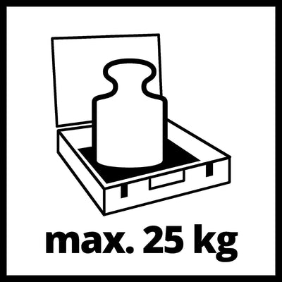 Original Einhell E-Case S-F Systemkoffer (max. 25 kg, universelle Aufbewahrung und Transport von Zub