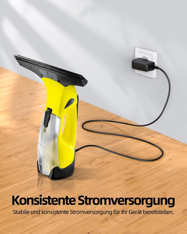 5,5V Ladegerät Passend für Kärcher-Fenstersauger, Kompatibel mit WV2 WV5 WV45 WV52 WV75 WV Classic W