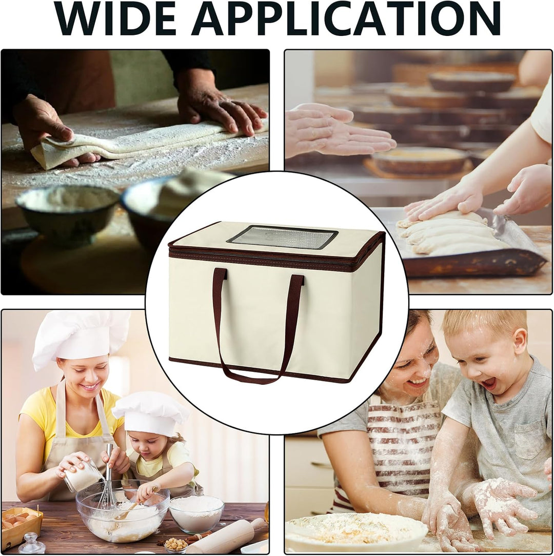 Brot Gärbox Sauerteig, Faltbare Teiggärbox Brot Gärschrank Einstellbare Temperatur und Timer Tempera