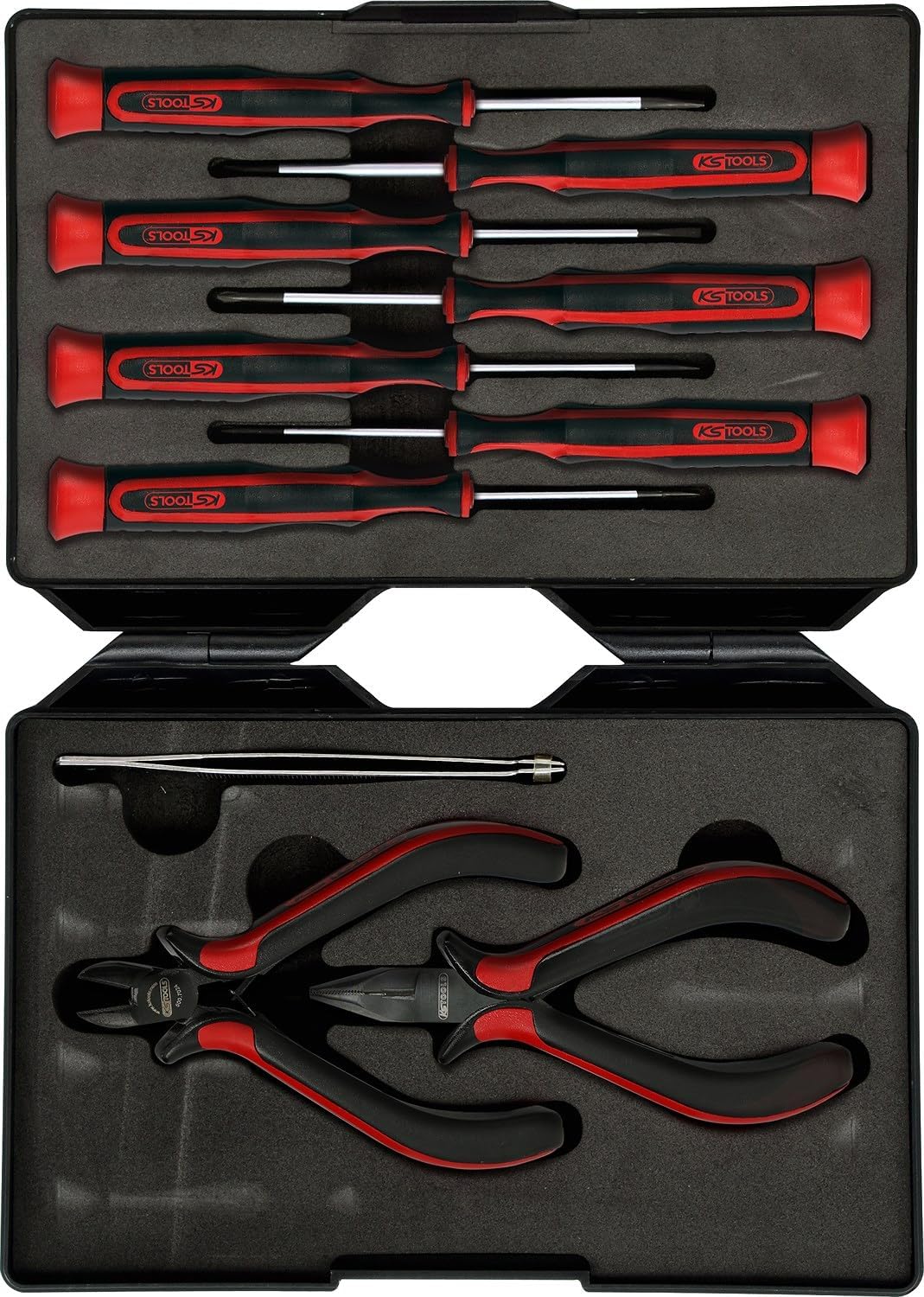 KS Tools 500.7180 Feinmechanik-Werkzeug-Satz, 10-tlg.