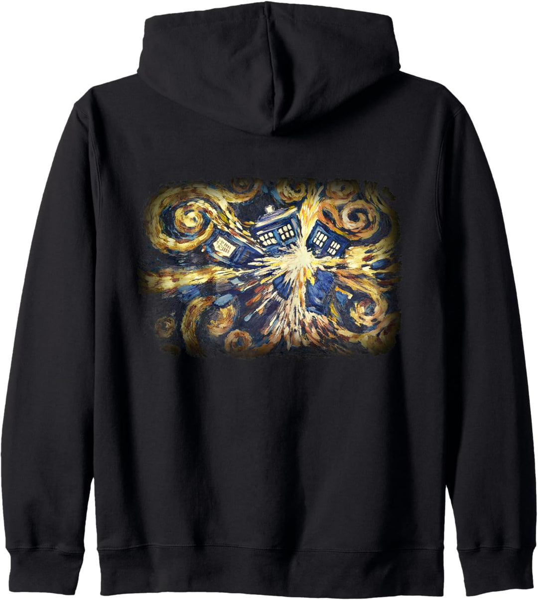 Doctor Who Art Tardis Van Gogh Kapuzenjacke