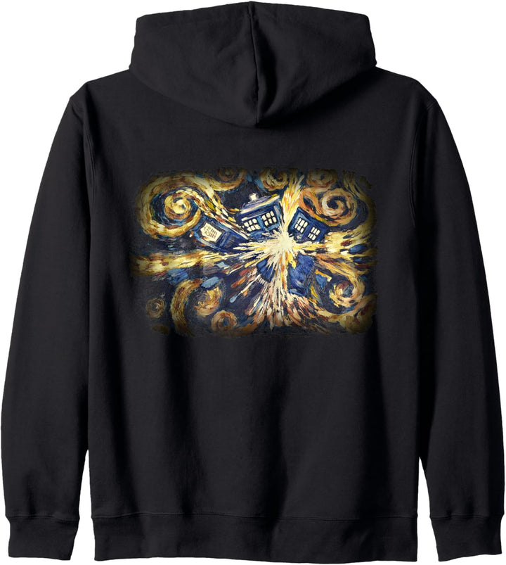 Doctor Who Art Tardis Van Gogh Kapuzenjacke