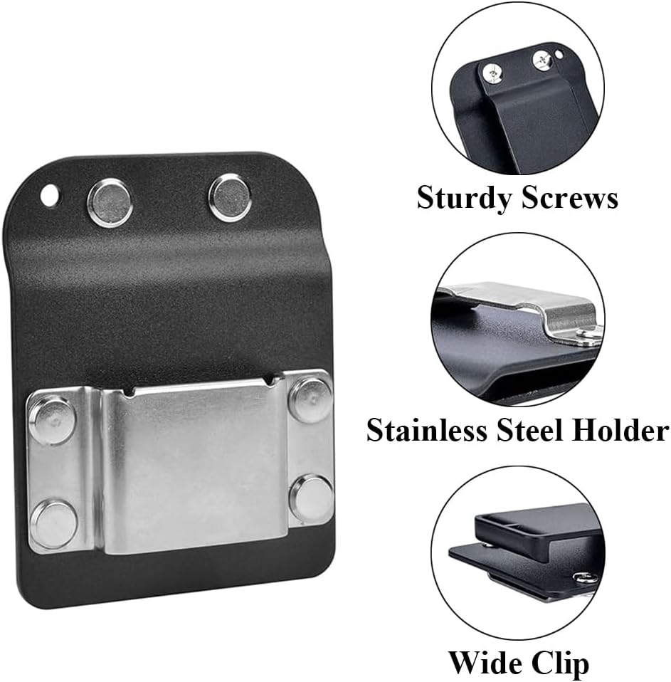 'Clip-On Tool Belt Drill Holder, Cordless Tool Belt Clip DrillCatcher-Drill Holder Hook Holster Comp