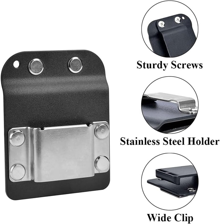 'Clip-On Tool Belt Drill Holder, Cordless Tool Belt Clip DrillCatcher-Drill Holder Hook Holster Comp