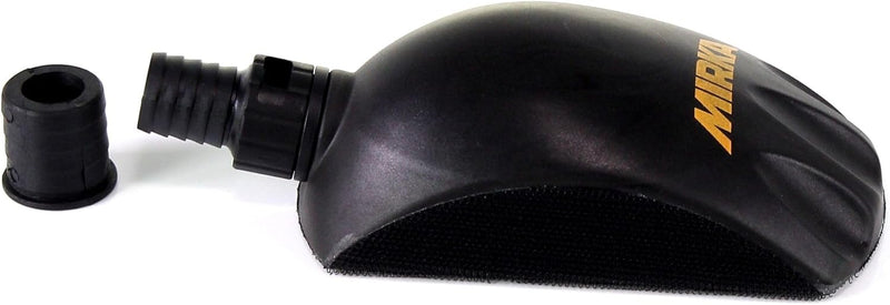 Mirka Roundy Handschleifblock mit Klett und Absaugung / Schleifklotz für Ø 150mm Klett Schleifscheib