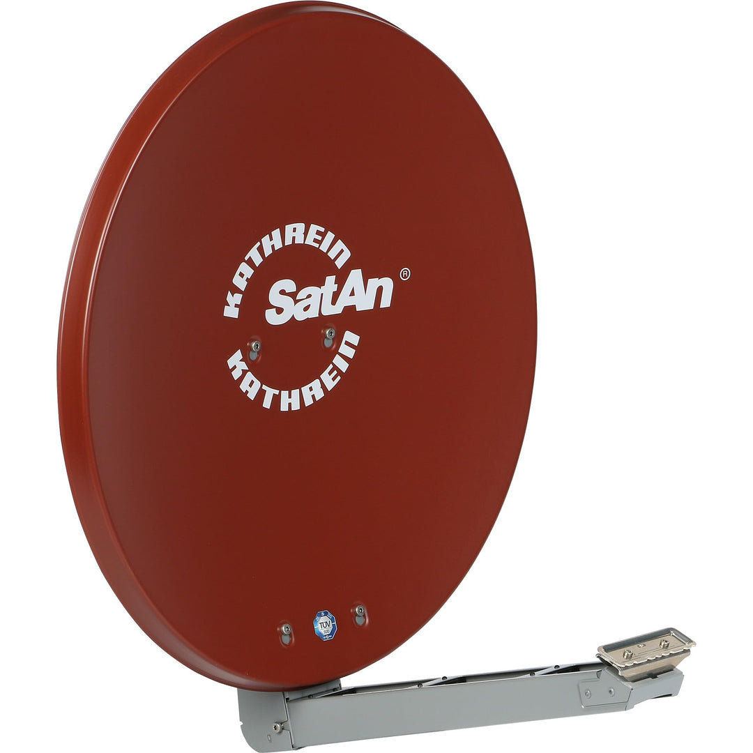 Kathrein CAS 80 Offset-Parabolantenne (Satelliten-Antenne, multifeedfähig) rot