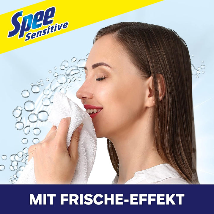 Spee Sensitive Waschmittel 4 + 1 (6 x 22 Waschladungen), Vollwaschmittel mit 4 + 1 Formel vereint Re