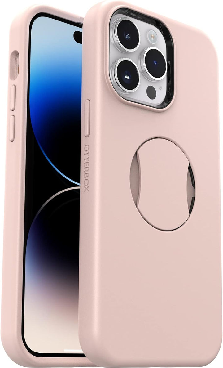 OtterBox OTTERGRIP Symmetry Serie Schutzhülle für iPhone 14 Pro Max - Made Me Blush (Pink), Pink