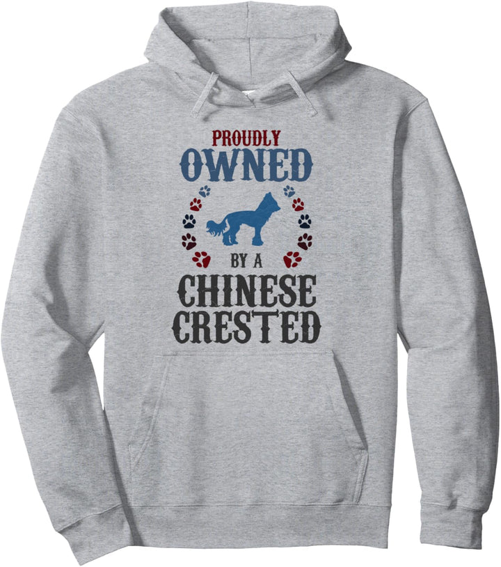 Mit Stolz im Besitz eines Hundes – Vater Mutter chinesischer Wappen Pullover Hoodie