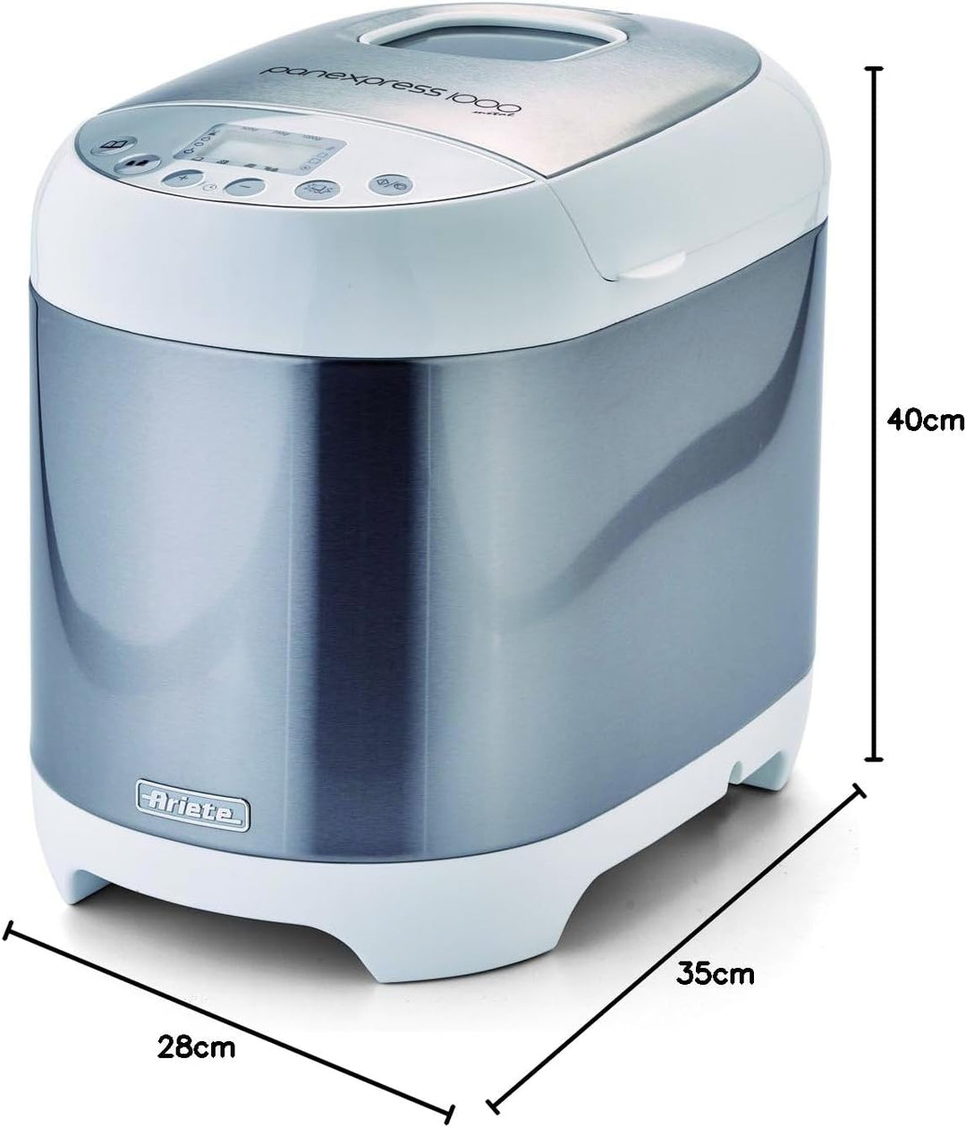 Ariete 133 Pane Express Brotbackautomat, Edelstahl, 1 Kilogram, Silber Panexpress