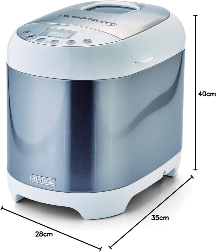 Ariete 133 Pane Express Brotbackautomat, Edelstahl, 1 Kilogram, Silber Panexpress