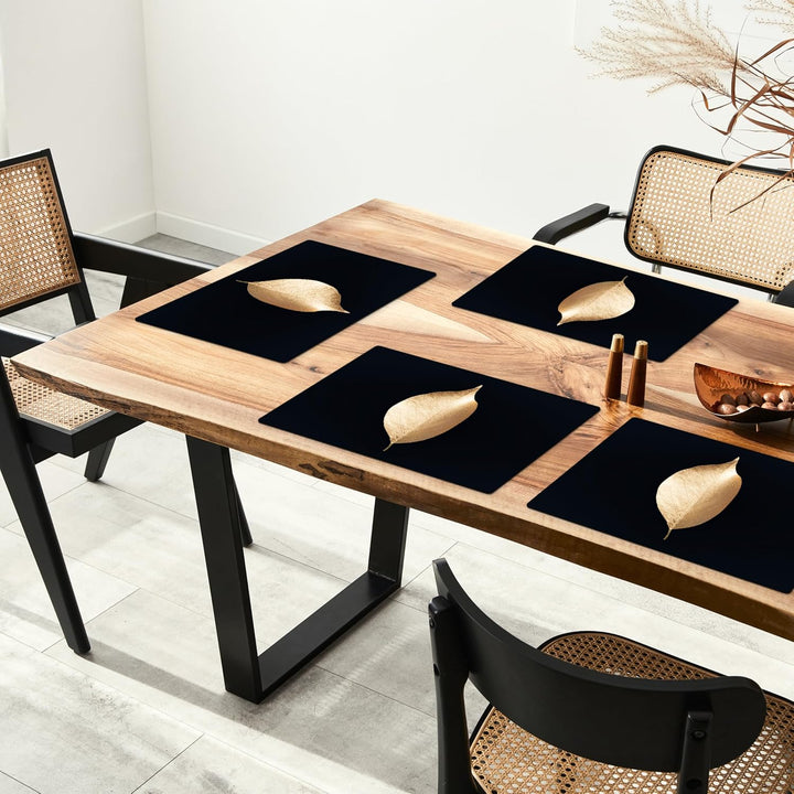 KitchenYeah© Platzsets Abwaschbar 6-Teilig 45x30 cm Tischsets Platzdeckchen Platzset Unterlage Tisch