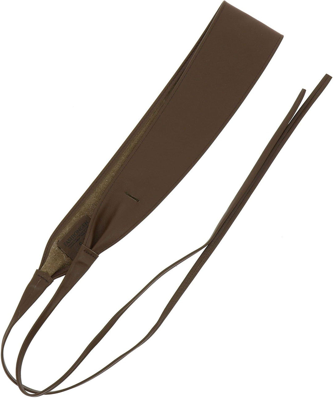 FASHIONGEN - Echtem Rindsleder Vollnarbenleder Obi Gürtel für Damen, Bindgürtel, CASSIANE S-M Braun,