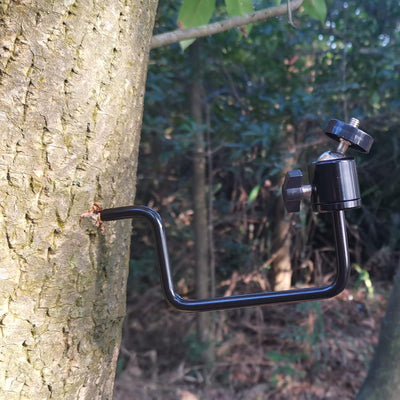Folgtek 2-TLG. Wildkamera Halterung, Haltbare Baumhalterung Baumspiess 360° Verstellbar Universal Ge