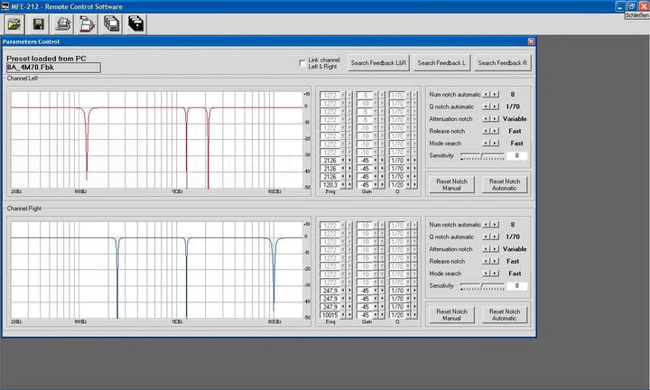 IMG Stageline MFE-212 Stereo-DSP-Feedback-Controller, schwarz