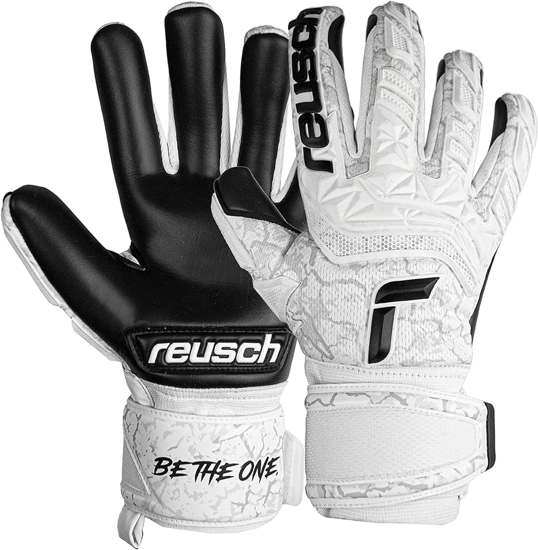 Reusch Attrakt Freegel Infinity Unisex Torwarthandschuhe mit Innennaht Schnitt und Grip Infinity Bel