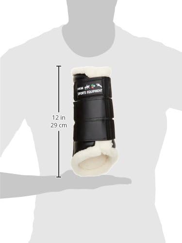 HKM Gamaschen Comfort XL Schwarz, XL Schwarz