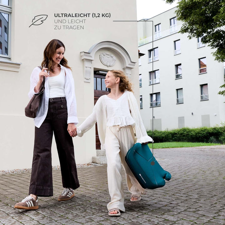 Kinderkraft I-BOOST 2 I-SIZE, Autositz, 125-150 cm, Babyschale, Sitzerhöhung für 6 bis 12 Jahre, ein