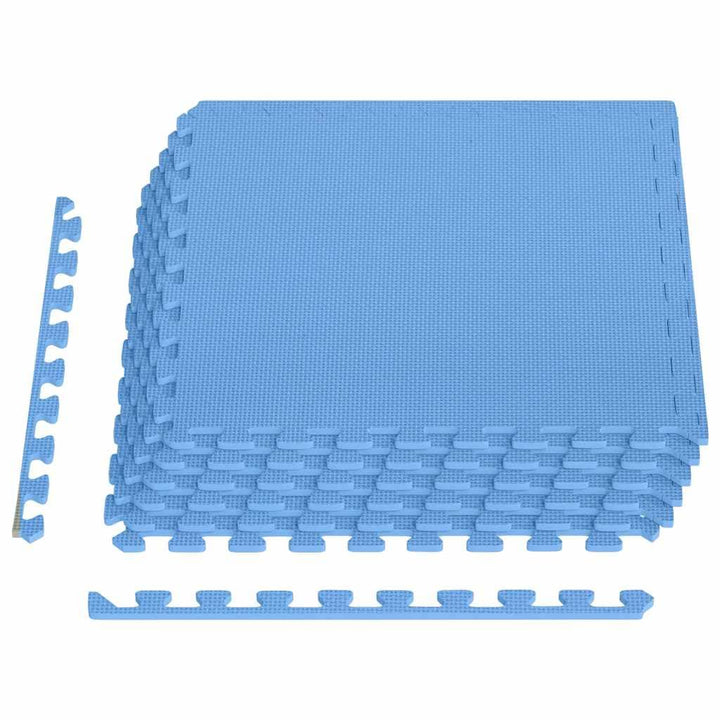 vidaXL 6X Bodenmatte 2,16 m² Eva-Schaum Blau Schutzmatten Puzzlematten Bodenschutzmatten Sportmatten