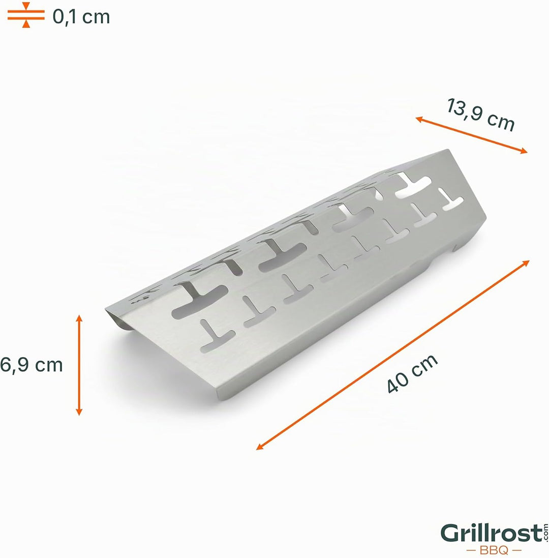 Grillrost.com Das Original Brennerabdeckung für Enders Turbo Zone - Kansas 2/3/4 und Seattle 3 mit v