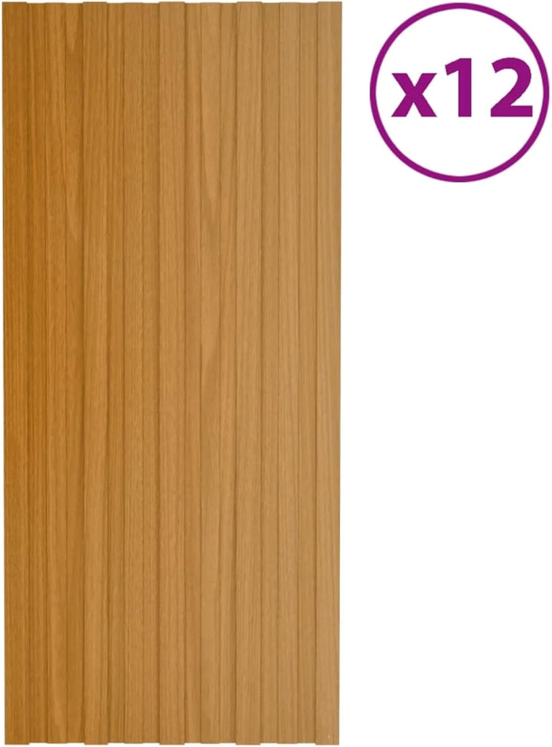 Yolola 12 STK. Dachpaneele Dachpfannen Profilblech Trapezblech Dachblech Stahlblech Trapezbleche Dac