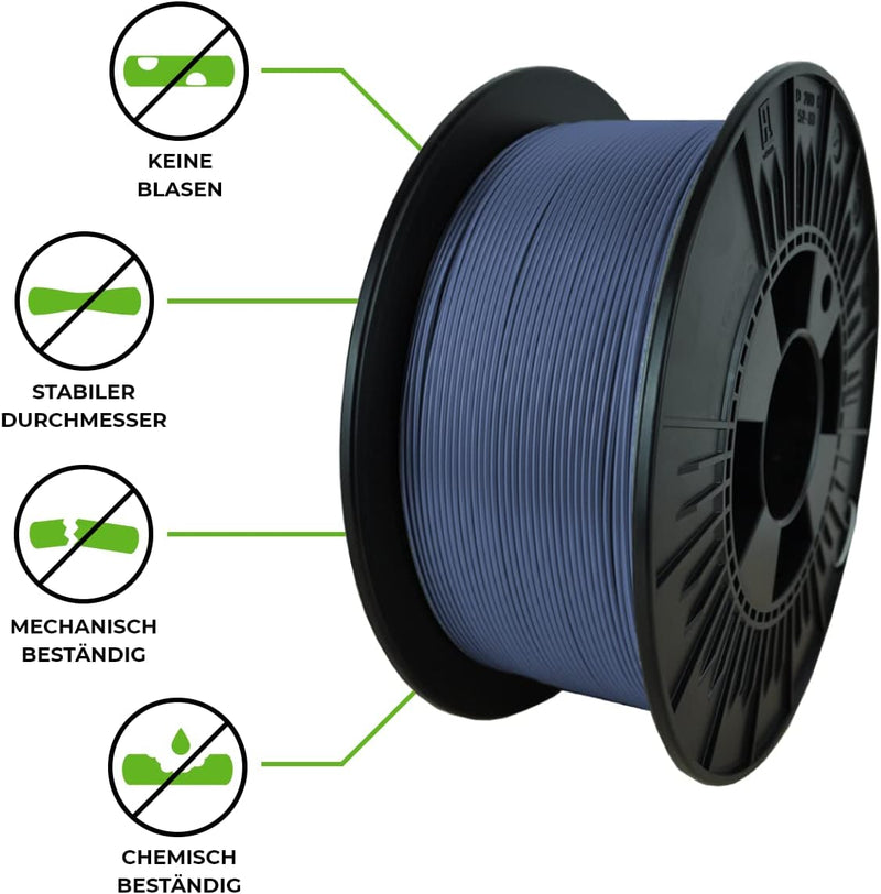 NEBULA PLA filament 1.75 mm (± 0,05 mm), 3D drucker filament 1 kg spule, 3D printer pla filament her